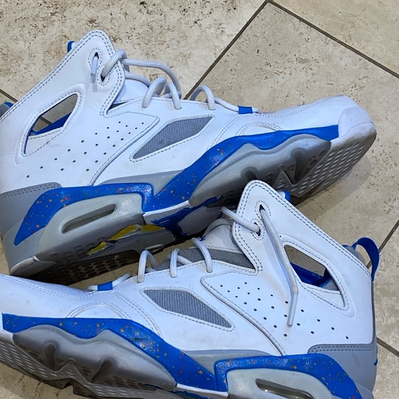 Nike Air Jordan high too white blue mens sz 8.5 - Picture 6 of 11